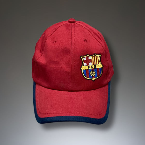Czapka z herbem Barcelony, czerwona