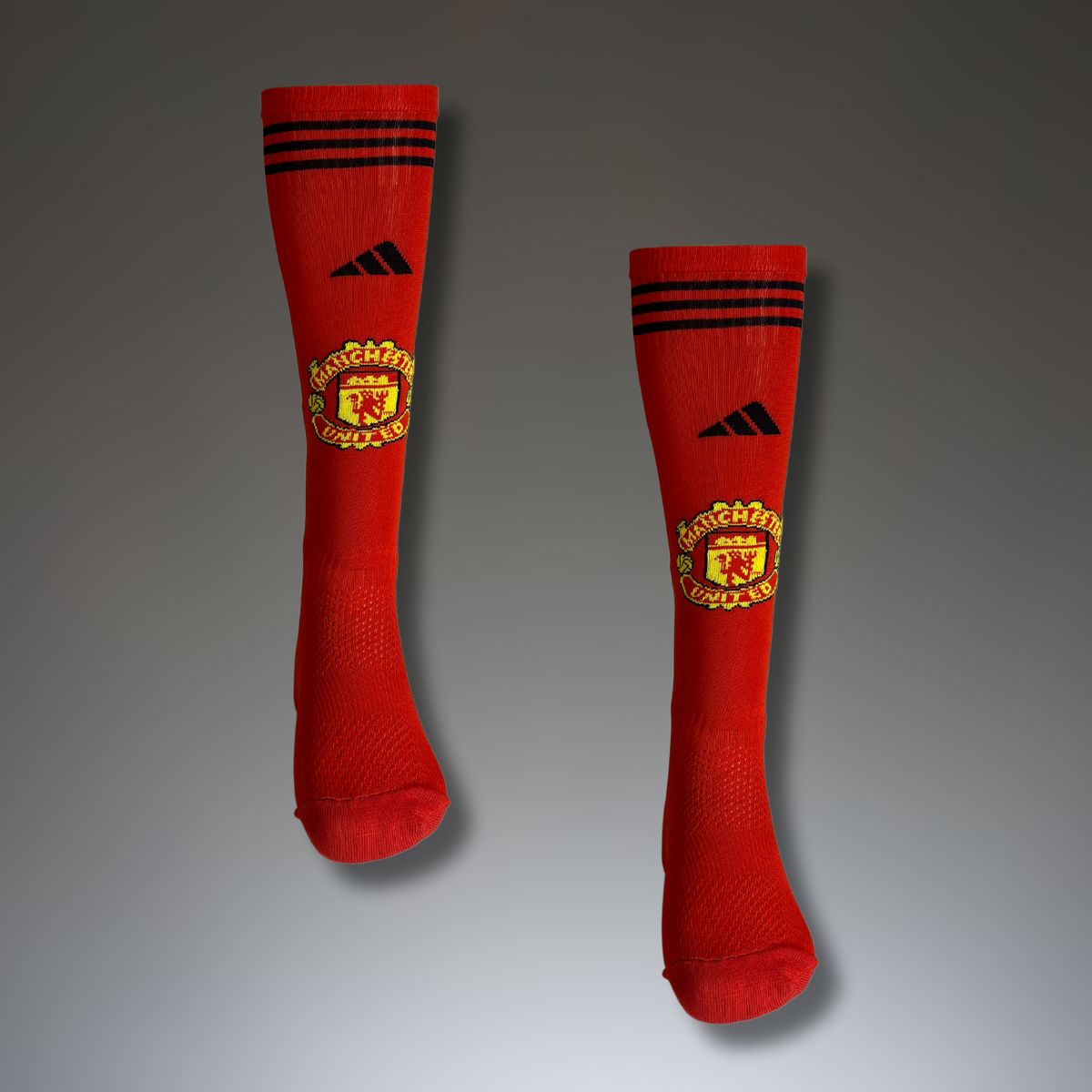 Skarpety piłkarskie Manchester United, czerwone