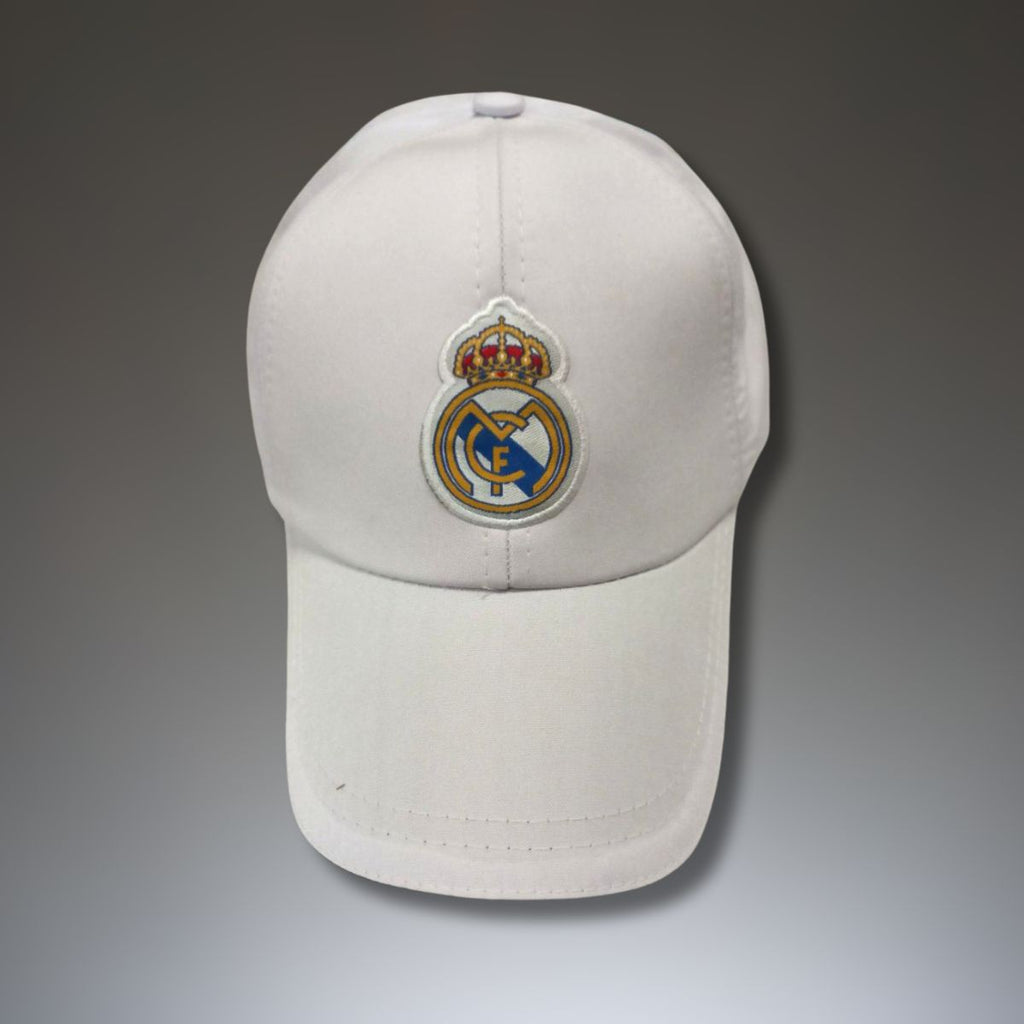 Czapka z herbem Real Madrid, śnieżnobiała