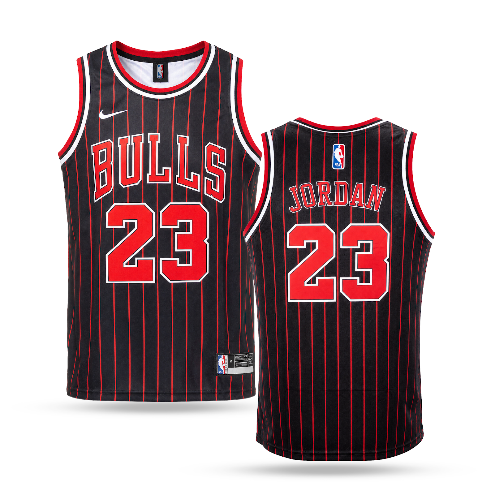 Koszulka męska Chicago Bulls czarna, Jordan