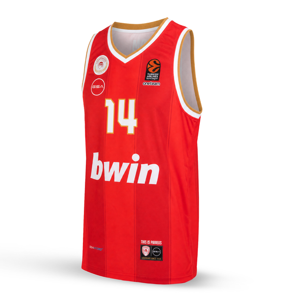 Koszulka męska Olympiakos, Vezenkov. EuroLeague 2025