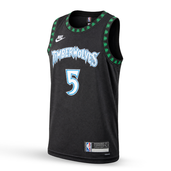 Minnesota Timberwolves Męska Retro Koszulka Koszykarska, Edwards. Retro Hardwood Classics, Ciemnoniebieska