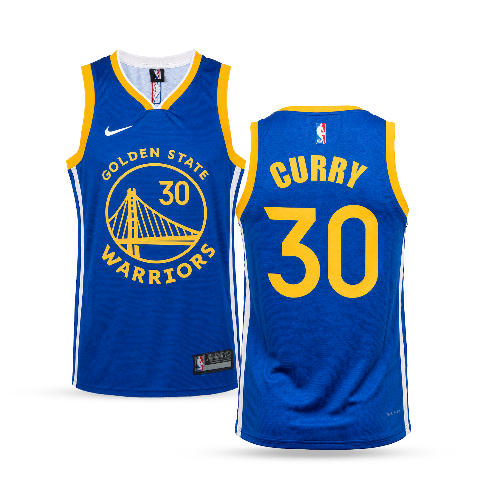 Golden State Warriors Męska Koszulka Koszykarska, Curry. Niebieska