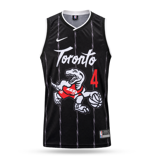 Toronto Raptors Męska Koszulka Koszykarska, Barnes. Czarna