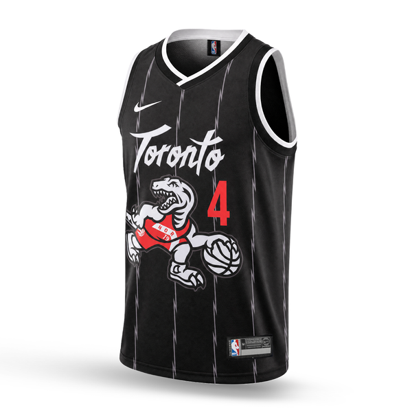 Toronto Raptors Męska Koszulka Koszykarska, Barnes. Czarna