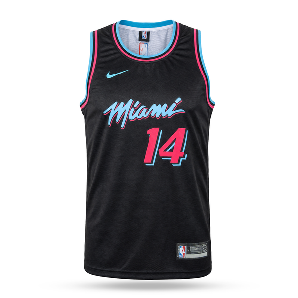 Miami Heat Męska Koszulka Koszykarska, Herro. Czarna