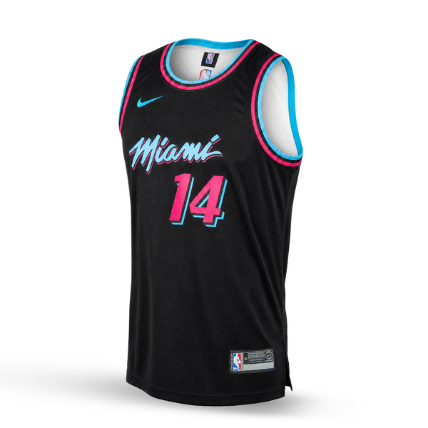 Miami Heat Męska Koszulka Koszykarska, Herro. Czarna