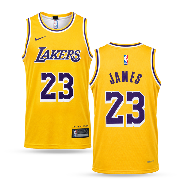 LA Lakers Koszulka Koszykarska, James. 26/27, Żółta