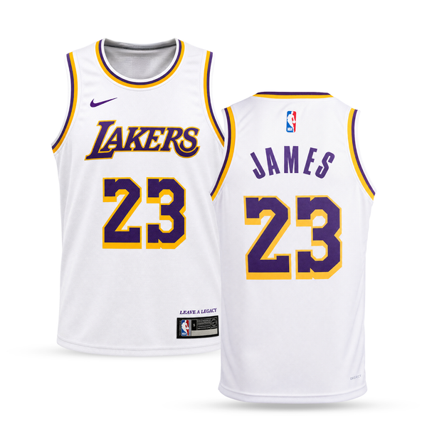 LA Lakers Koszulka Koszykarska, James. 26/27, Biała