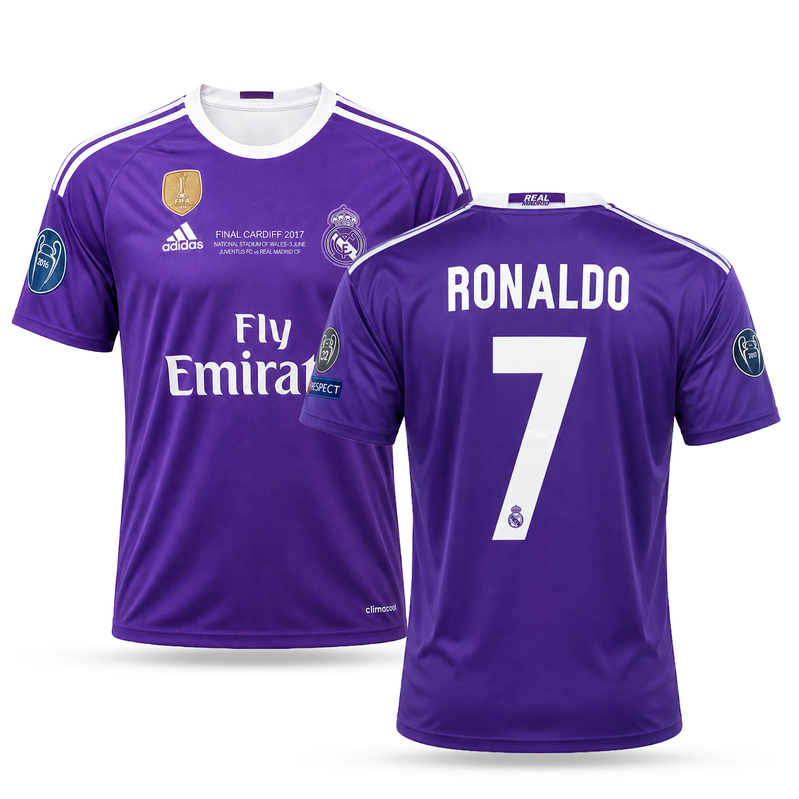 Koszulka męska Real Madryt, Ronaldo. Finał 2017