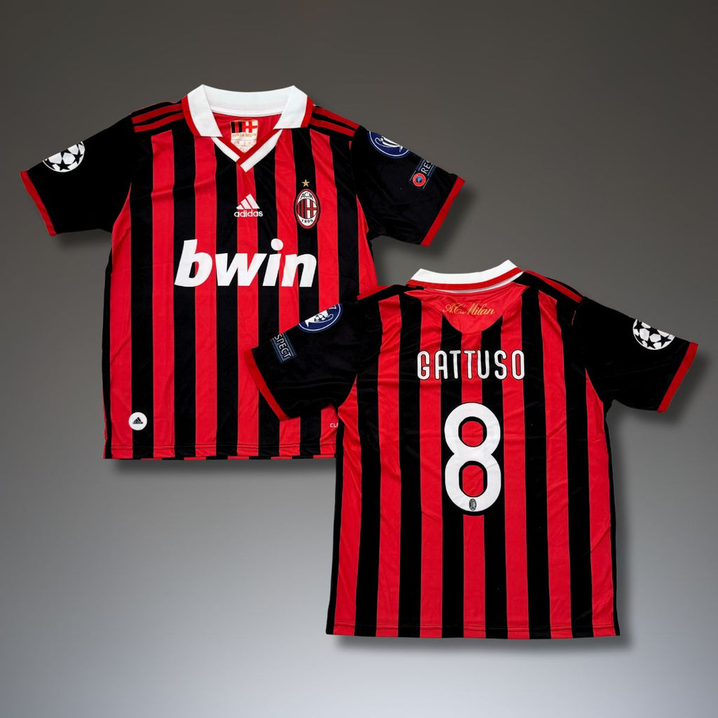 Męska klasyczna koszulka Milan, Gattuso. 2009