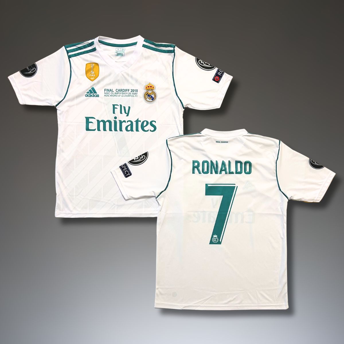 Koszulka męska Real Madrid, Ronaldo. Finał CL 2018