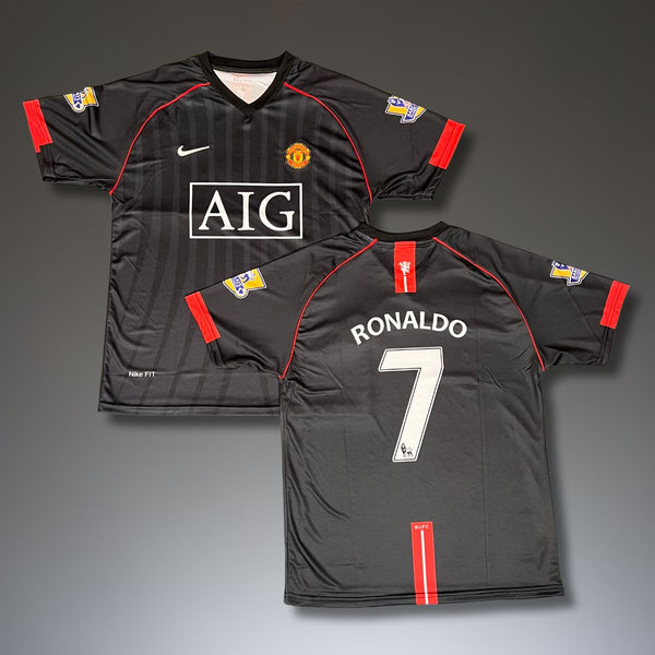 Koszulka wyjazdowa męska Manchester United, Ronaldo. Klasyczna 07/08