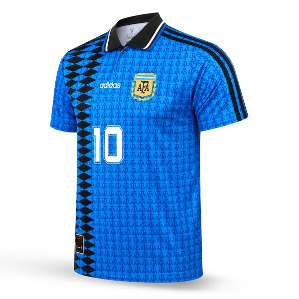 Koszulka wyjazdowa męska Argentyna, Maradona. MŚ USA 94