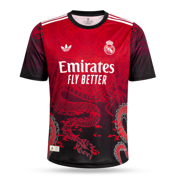 Koszulka męska Real Madrid, czerwony, Ronaldo. Dragon edition 2025
