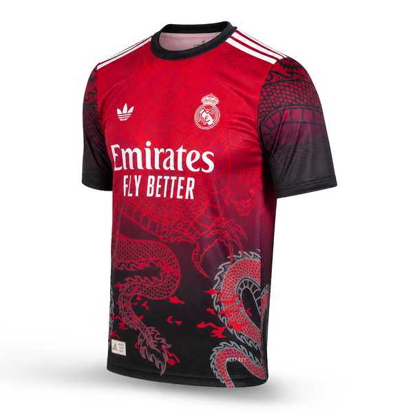 Koszulka męska Real Madrid, czerwony, Ronaldo. Dragon edition 2025