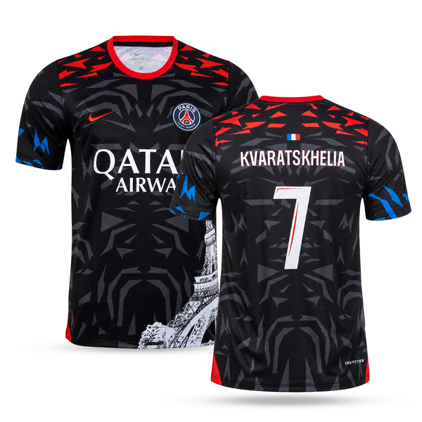 Koszulka męska PSG, Kvaratskhelia. Edycja specjalna 24/25