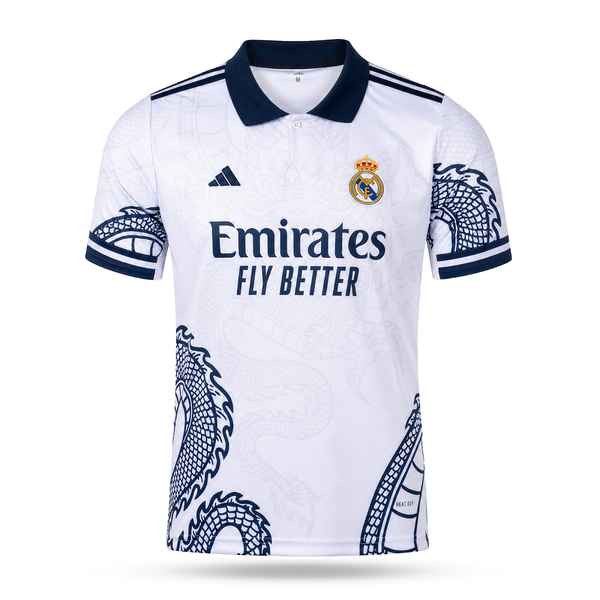 Koszulka męska Real Madrid, Bellingham. Biały smok edycja 2025
