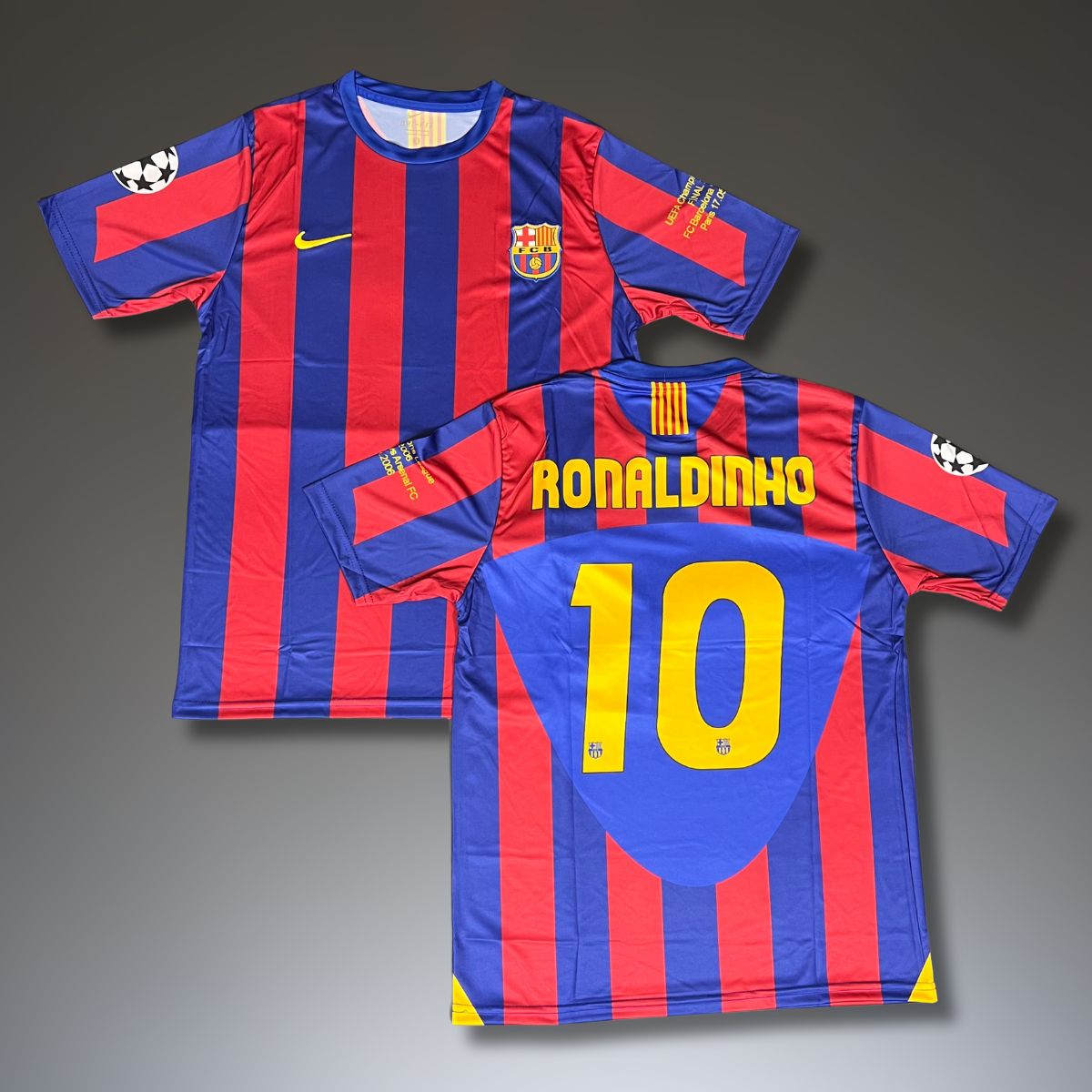 Koszulka męska Barcelona, Ronaldinho. Finał CL 2006