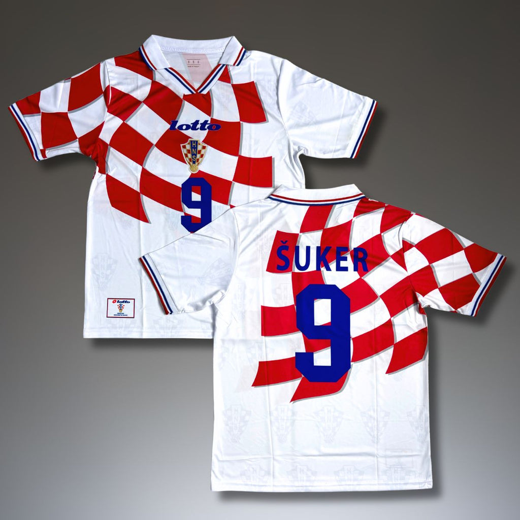 Koszulka męska Chorwacja, Suker. Mistrzostwa Świata Francja 1998