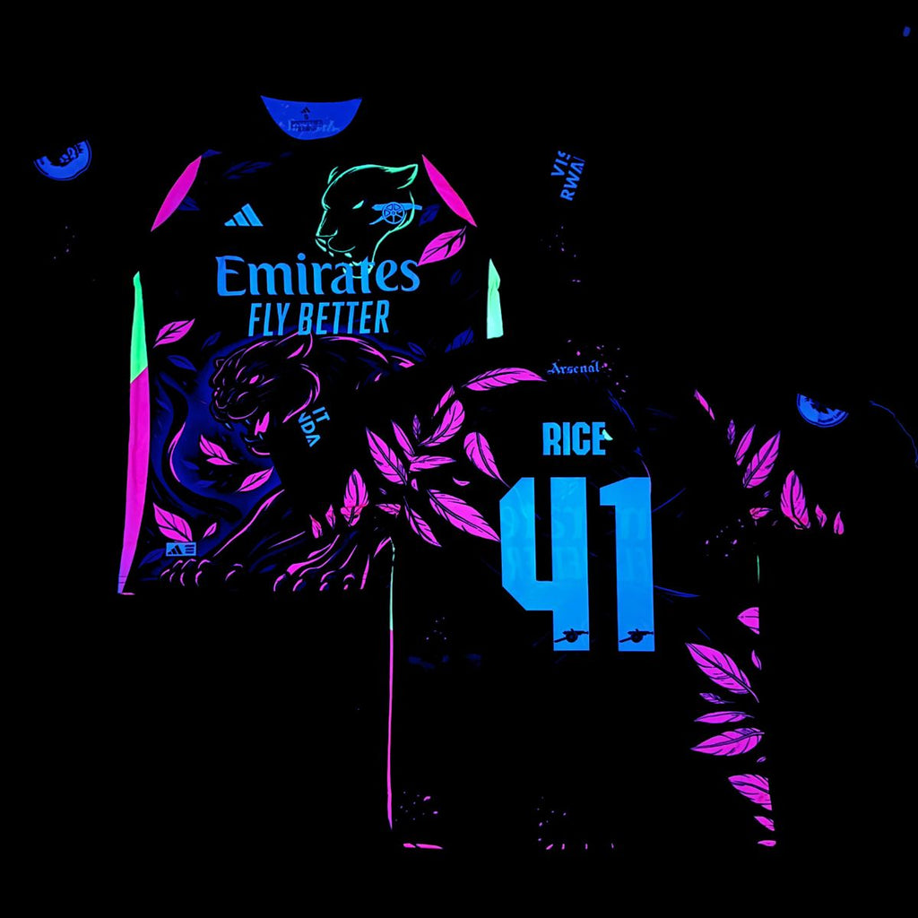 Koszulka fluorescencyjna męska Arsenal, Rice. Edycja Neon Panther