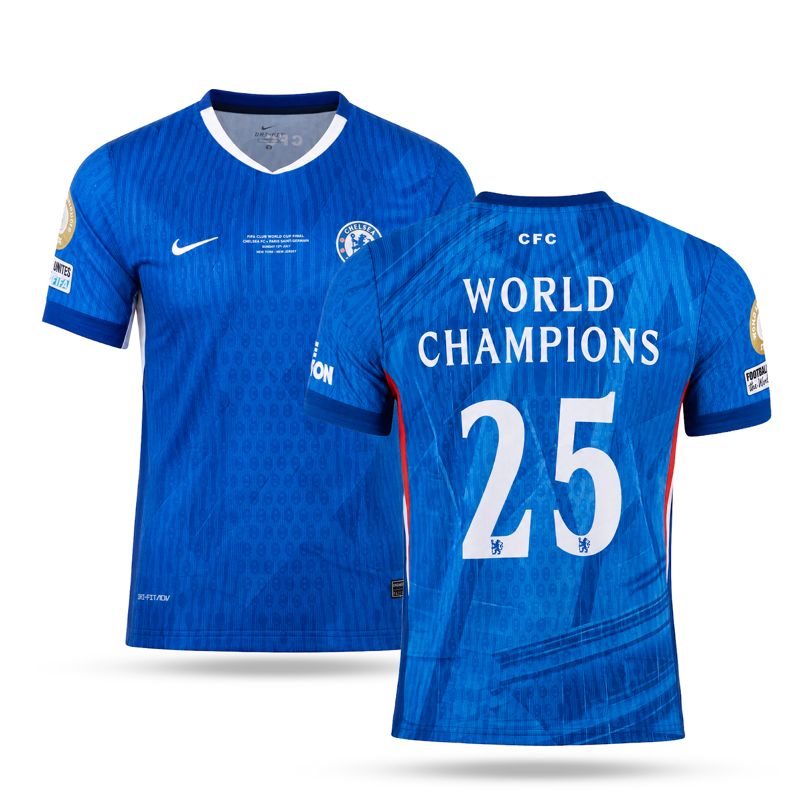 Koszulka męska Chelsea. Mistrzowie Świata Edycja 2025