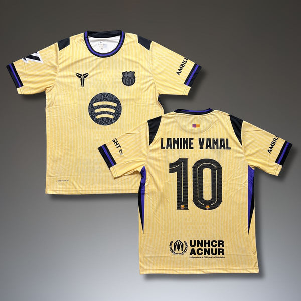 Koszulka męska Barcelona, Yamal. Specjalna edycja biała