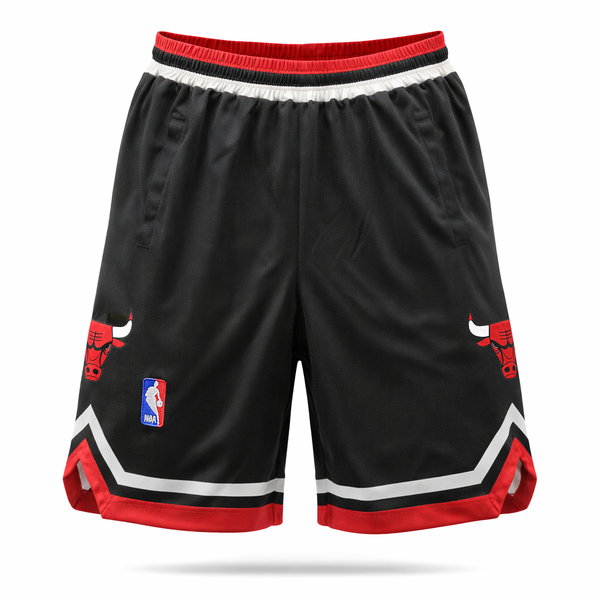 Chicago Bulls Męskie Spodenki, Czarne