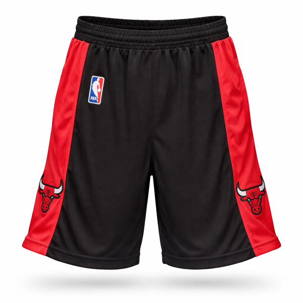 Chicago Bulls Męskie Spodenki, Czarno-Czerwone