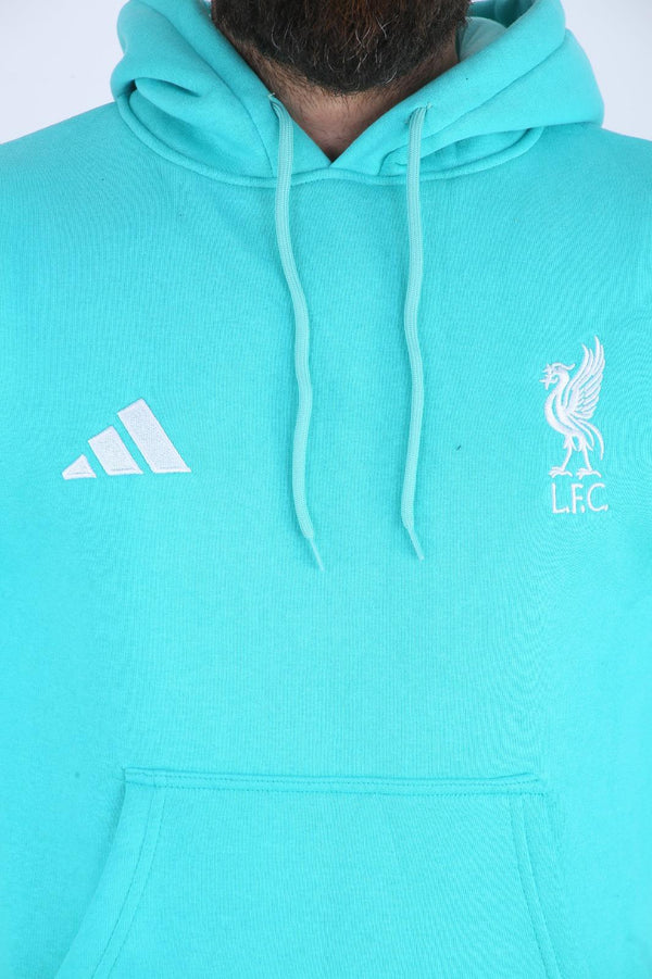 Liverpool Męska Bluza Sportowa. Turkusowa