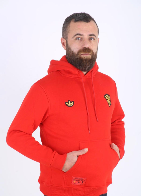 Manchester United Męska Bluza Sportowa, Czerwona