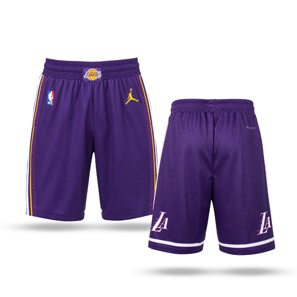 LA Lakers Męskie Klasyczne Spodenki, Fioletowe