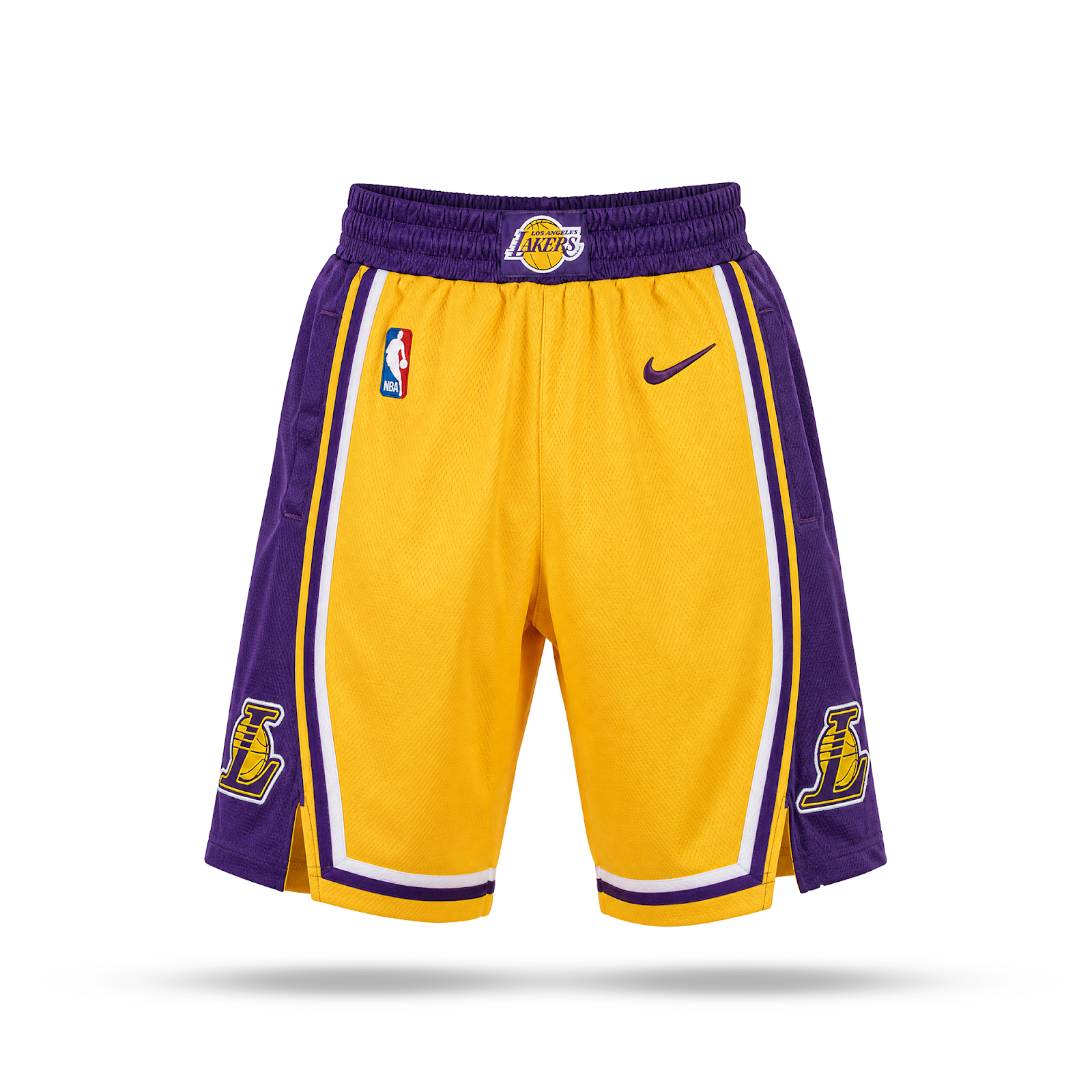 LA Lakers Męskie Klasyczne Spodenki. Żółte