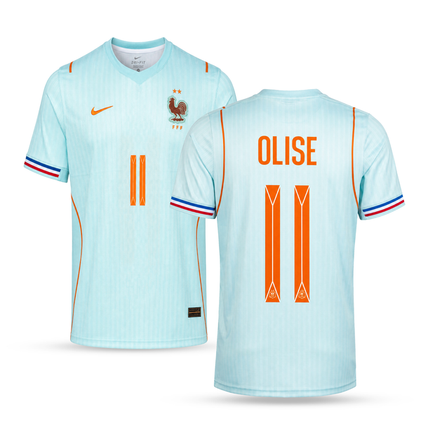 Francja Męska Wyjazdowa Koszulka Piłkarska, Olise. World Cup 2026
