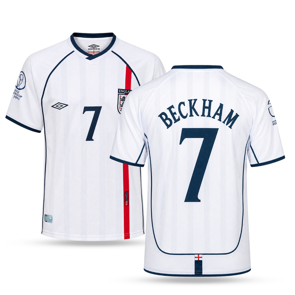 Anglia Męska Retro Koszulka Piłkarska, Beckham