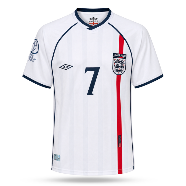 Anglia Męska Retro Koszulka Piłkarska, Beckham