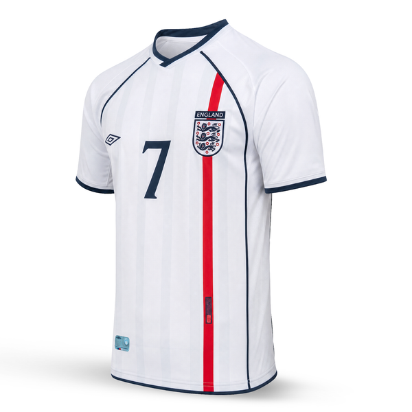 Anglia Męska Retro Koszulka Piłkarska, Beckham