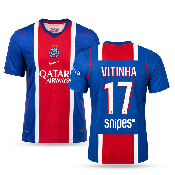 PSG Męska Koszulka Piłkarska, Vitinha. 26/27
