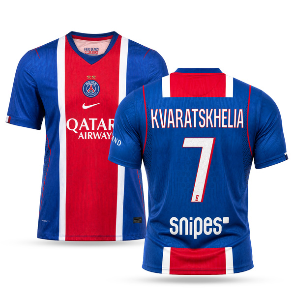 PSG Męska Koszulka Piłkarska, Kwaracchelia. 26/27