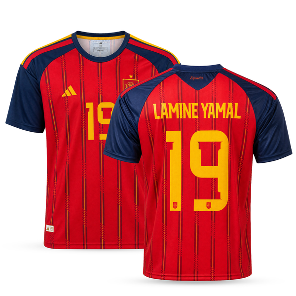 Hiszpania Męska Koszulka Piłkarska, Yamal. World Cup 2026