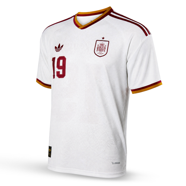 Hiszpania Męska Wyjazdowa Koszulka Piłkarska, Yamal. World Cup 2026