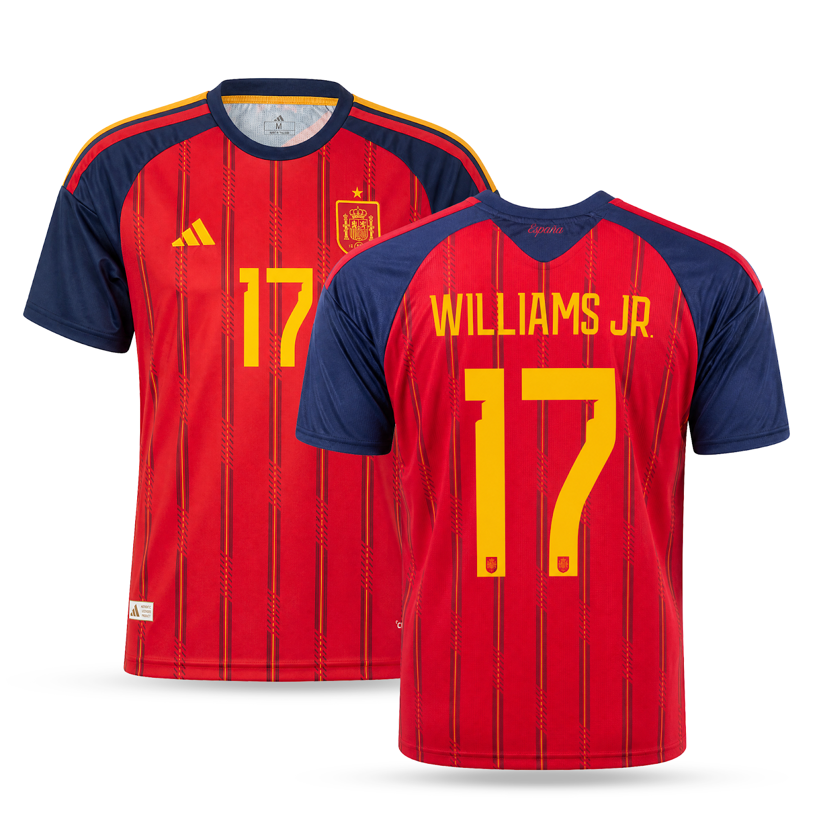 Hiszpania Męska Koszulka Piłkarska, Williams. World Cup 2026