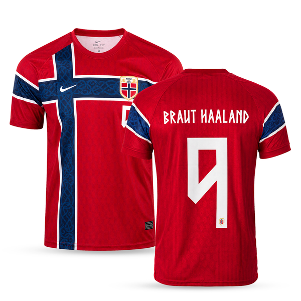 Norwegia Męska Koszulka Piłkarska, Haaland. World Cup 2026