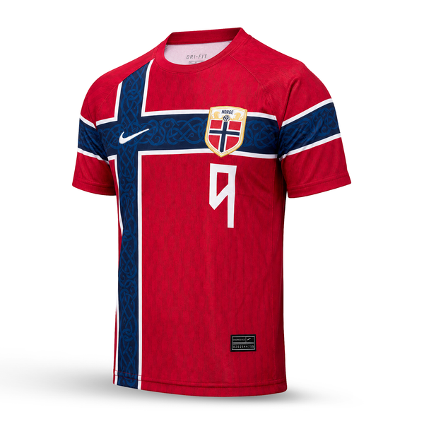 Norwegia Męska Koszulka Piłkarska, Haaland. World Cup 2026