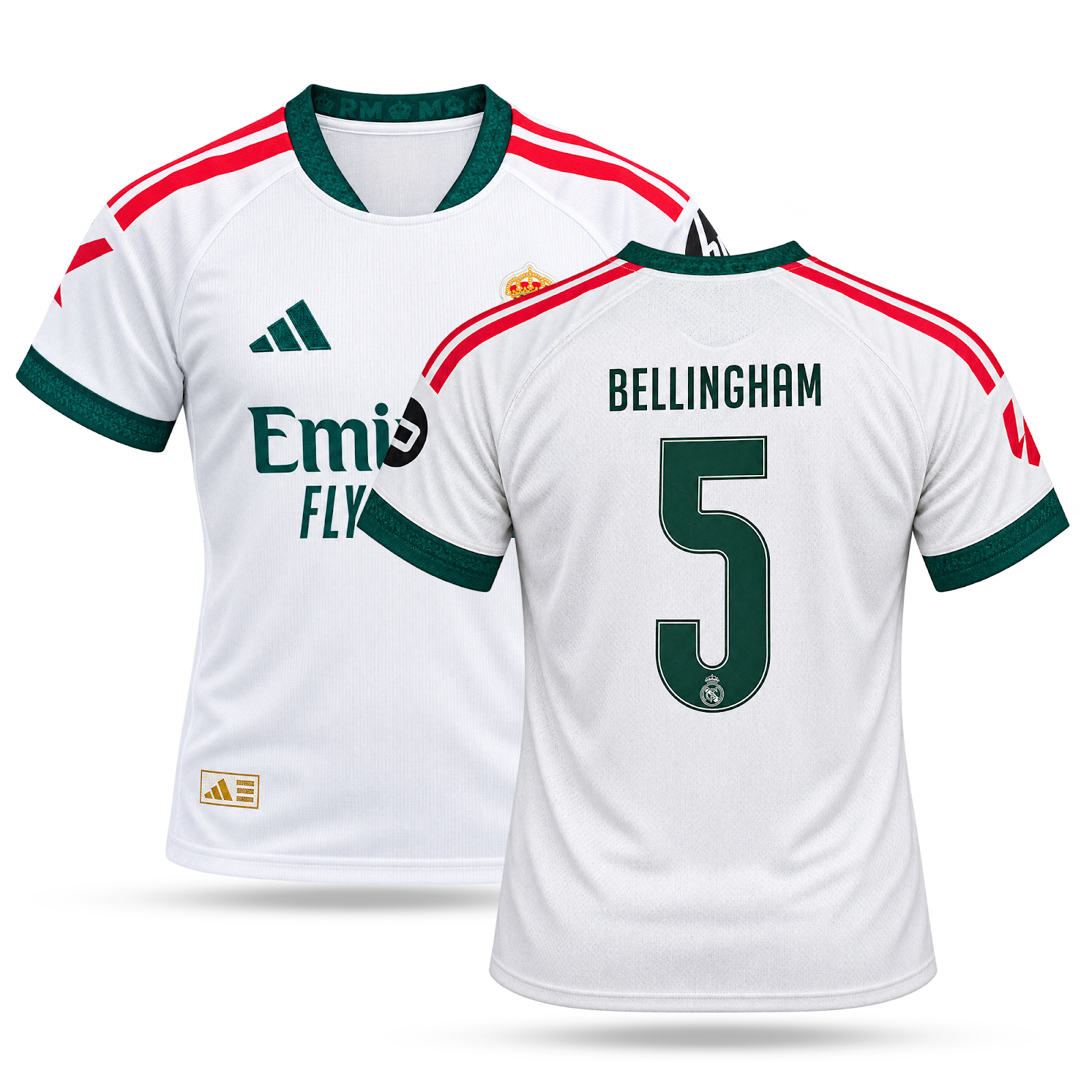 Real Madryt Męska Koszulka Piłkarska, Bellingham. 26/27