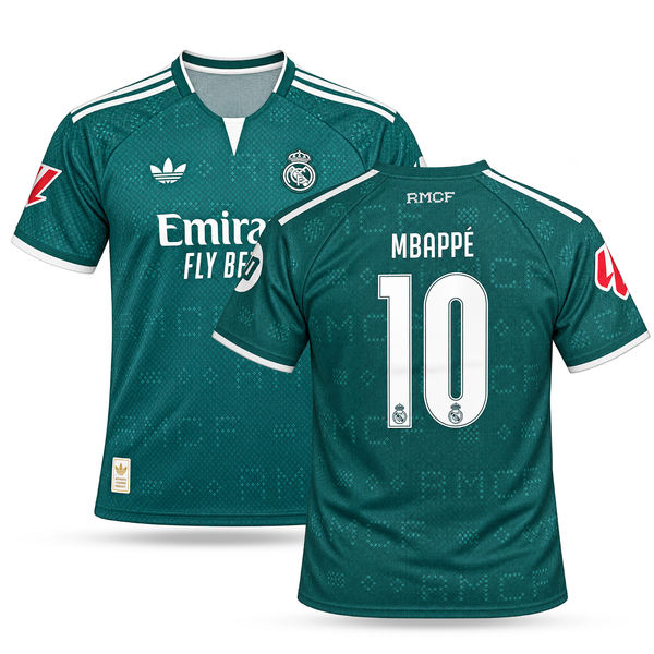Real Madryt Męska Wyjazdowa Koszulka Piłkarska, Mbappe. 26/27