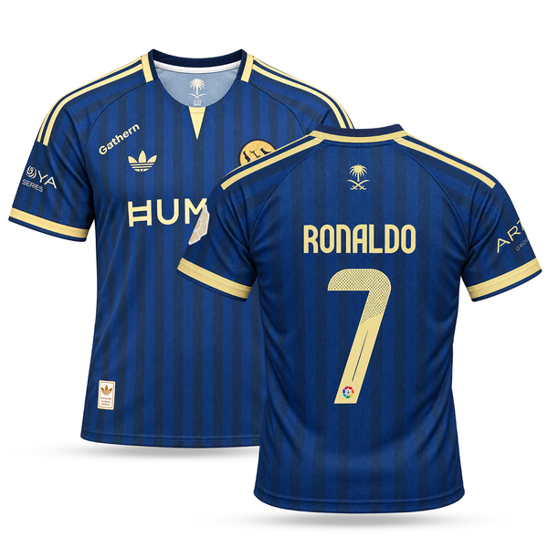 Al-Nassr Męska Wyjazdowa Koszulka Piłkarska, Ronaldo. 26/27