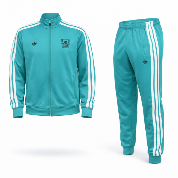 Liverpool męski komplet sportowy. 25/26, turkusowy