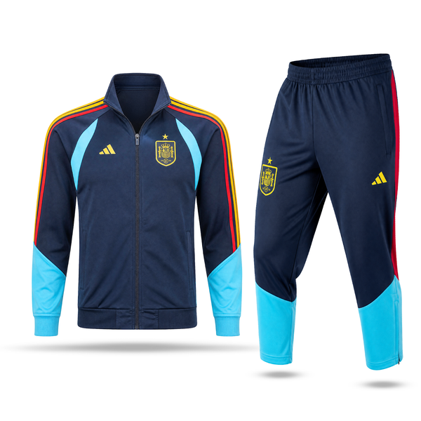 Hiszpania Męski Komplet Sportowy. World Cup 2026. Slim Fit