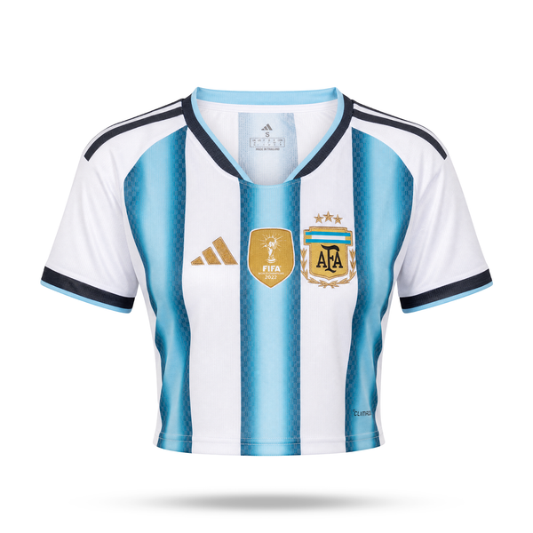 Argentyna Damski Krótki Top Piłkarski. World Cup 2026